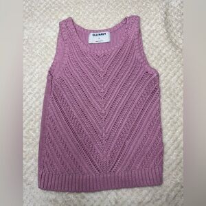 OLD NAVY | Pink Knit Sleeveless Tank